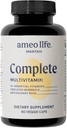 Tägliche Multivitamin für Erwachsene Männer & Frauen – Chelatierte Multivitamine mit Zink, Biotin, Jod, Chrom, Manganese & Vitamine A, B6, B12, C, D, E – Komplette Immun- und Energieunterstützung – 60 Kapseln