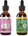 Rejuvica Health Balanced Femme + VitaLiver - Unterstützung Weibliche Balance + Liver Support- Flüssige Lieferung für bessere Absorption - Milchdistel, Dong Quai, Artichoke, Maca, Dandelion &amp; mehr!