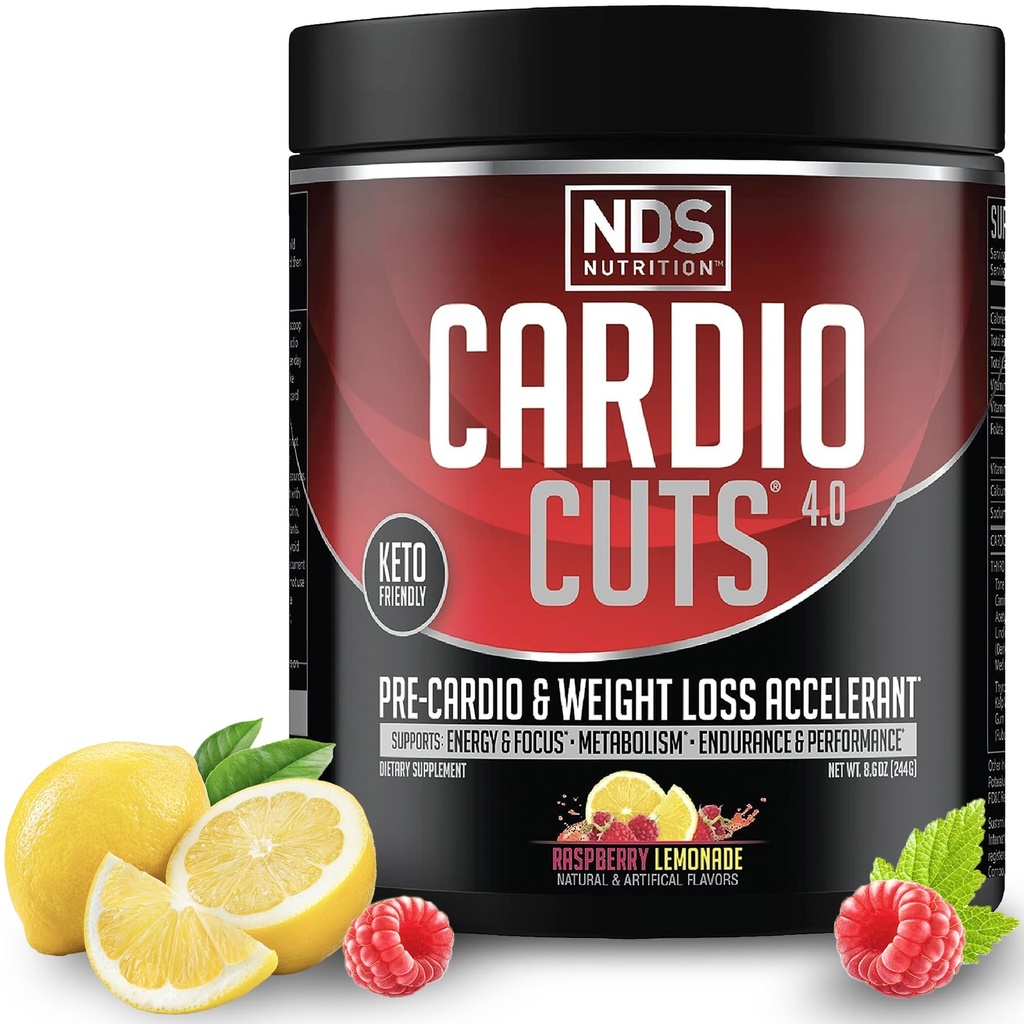 NDS Nutrition Cardio Cuts 4.0 - Raspberry Lemonade - 8.6 Unze.