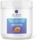 DR. EMIL NUTRITION Multi Collagen Peptides Plus - Apple Pie Flavor | 9g Collagen + Hyaluronsäure | Haut, Haar, Nägel & Gelenkunterstützung | Paleo & Keto-Friendly, Non-GMO, 11.3 oz