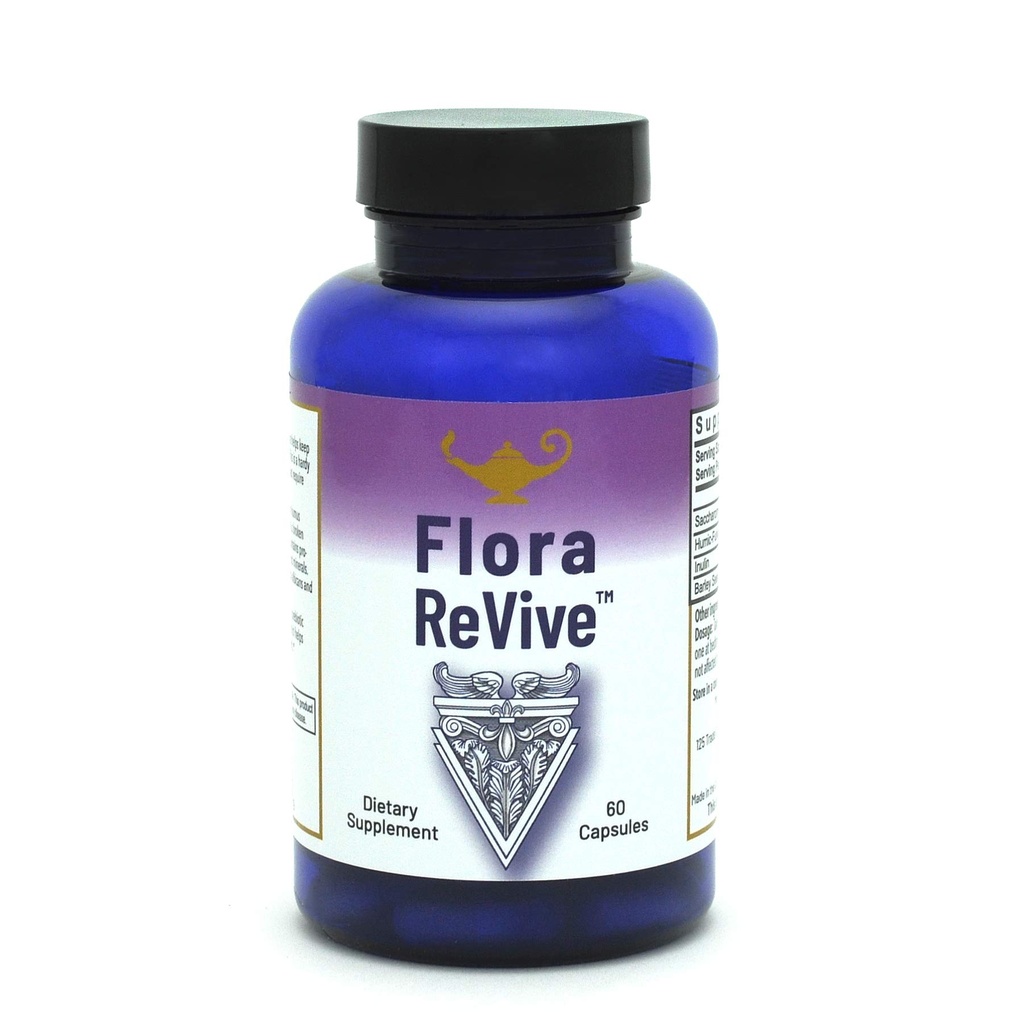 RnA ReSet Flora Revive – Soil-Based Daily Probiotic mit Prebiotics & Humic-Fulvic Blend, Regal-Stable, 10 Billion CFU (60 Kapseln)