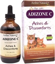 Amber NaturalZ Adizone C Kräuter-Ergänzung für Katzen | Unterstützt gesunde Entzündungsreaktion, okziale Störungen und normale gemeinsame Funktion | Natürliche Hilfe für aktive und Aging Felines