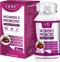 GDME Women's Probiotics, 90 Tabletten 90 Billion CFU 18 Strains, Enthält Organische präbiotische Cranberry,Probiotische Ergänzung für Verdauung, Immunität, Frauengesundheit, Soy Gluten Dairy kostenlos