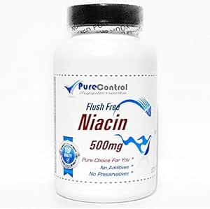 Flush Free Niacin 500mg // 100 Kapseln // Pure // von PureControl Supplements