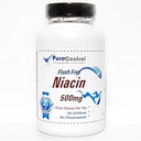 Flush Free Niacin 500mg // 100 Kapseln // Pure // von PureControl Supplements