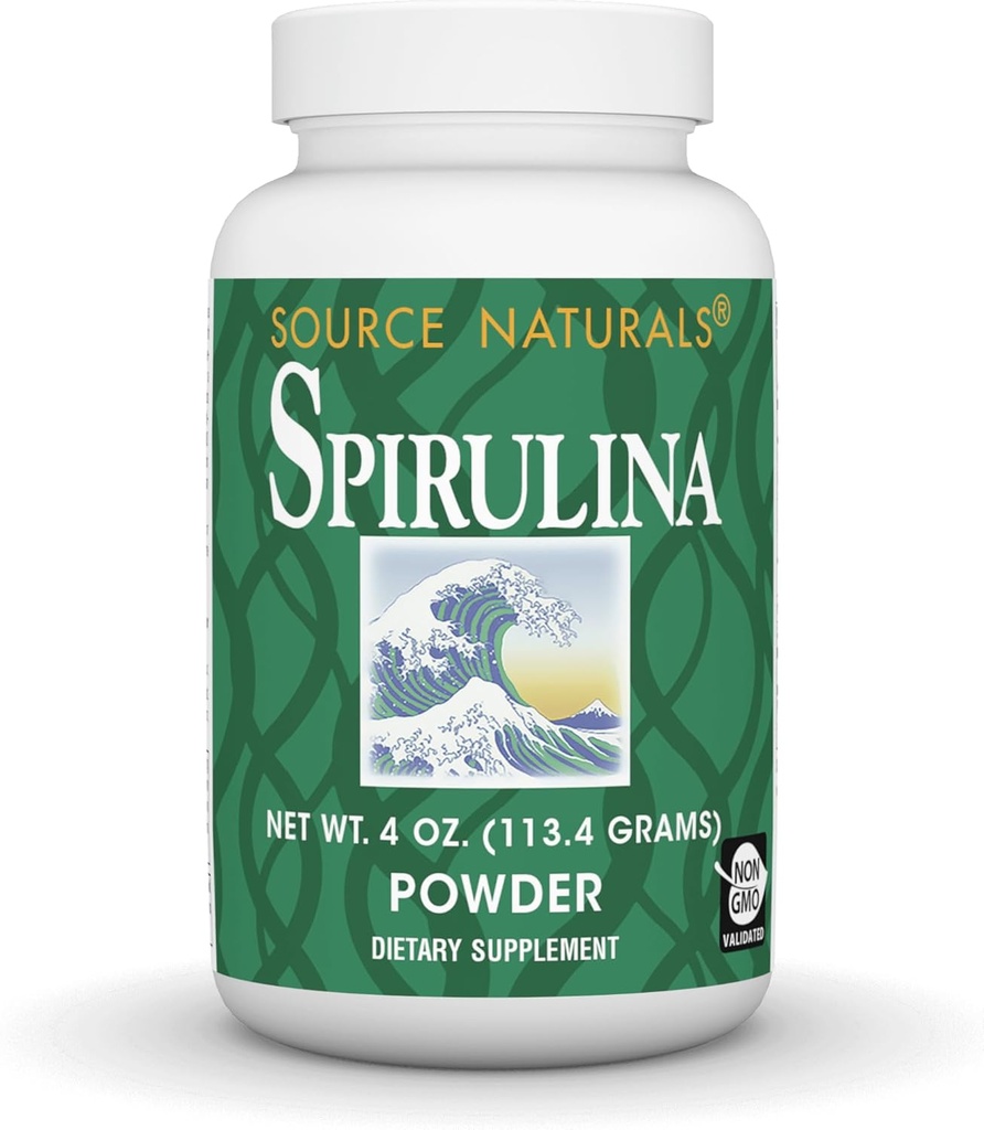 Quelle Naturals Spirulina - für Immunsystemunterstützung - 4 Unze Pulver