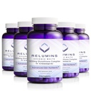 Relumines L-Glutathione Complex 1650mg - Antioxidans-Unterstützung mit Alpha Lipoic Acid, NAC, L-Methionin, Vitamin E, Hautgesundheitsergänzung, Made in USA - 90 Vegetarische Kapseln x 5 Flaschen