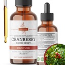 Cranberry Tincture - Bio Cranberry Extrakt Flüssigkeit, Alkohol - Kostenlose Kräuterergänzung - Made in USA
