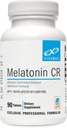 XYMOGEN Melatonin CR - Time Release Melatonin 5mg Supplement mit Vitamin B6 - Nighttime + Immununterstützung - Biphasische Lieferung gibt schnell dann Steadily (90 erweiterte Release Tabletten)