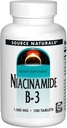 Source Naturals Niacinamide 1500mg, 100 Tabs (2 Pack)
