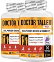 NuBest Doctor Taller Kids - Kinder Multivitamine, Kleinkind Vitamine - Unterstützung Knochenstärke, Enhanced Immunität mit Calcium, Multivitamine für Alter 2 bis 9 - Grape Flavor - 90 Kautabletten | Pack 2