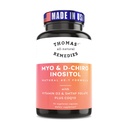 Thomas' all-natürliche Heilmittel Myo Inositol Supplement & D-Chiro Inositol Blend Supplement mit Folat und Vitamin D3, 40 bis 1 Ratio, Non-GMO, keine Füllstoffe, CoQ10, 90 Vegan Kapseln