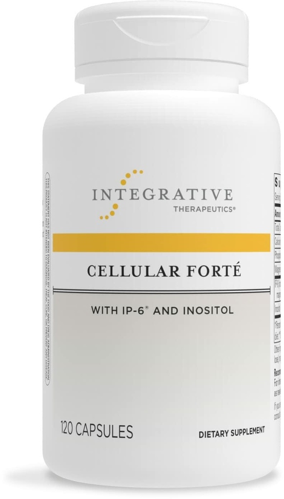 Integrative Therapie Cellular Forte - Inositol Supplement für Immunsystem & Cell Health Support* - Enthält IP-6 - Vegan, Gluten-Free & Dairy-Free - 120 Kapseln (60 Portionen)