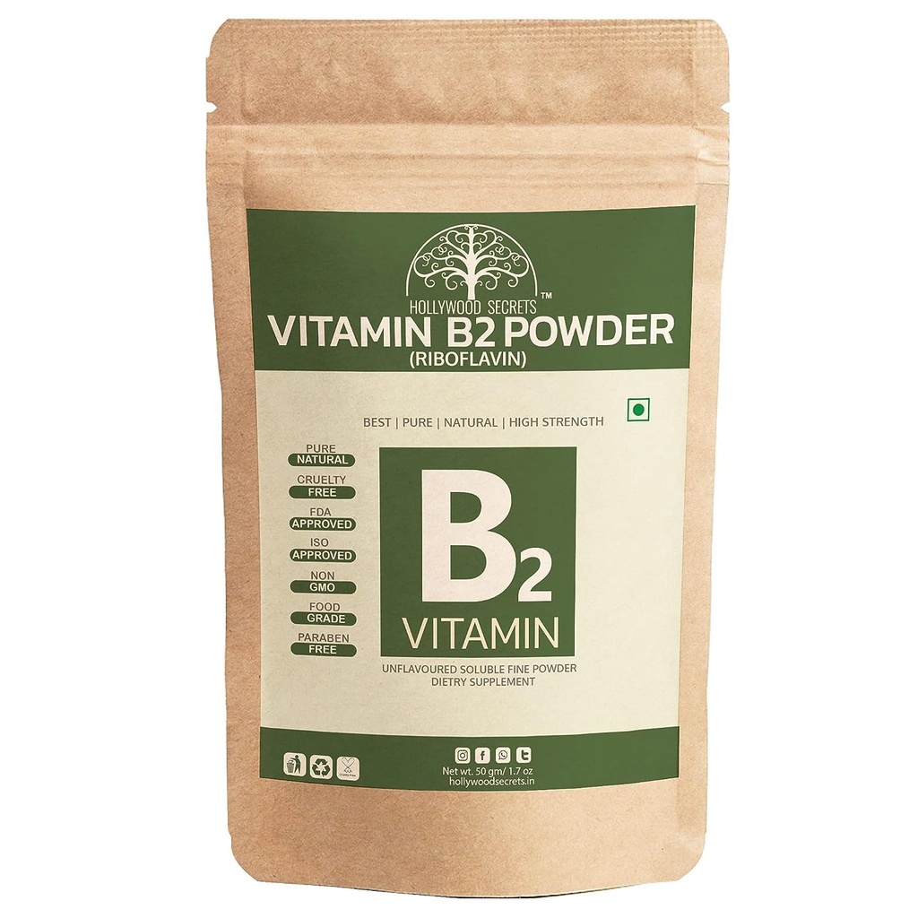 Vitamin B2 Riboflavin Pulver 50gm