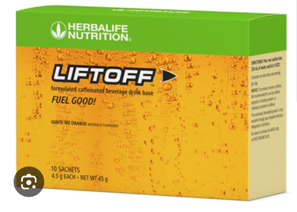 Herbalife Nutrition LIFTOFF Energy Stick Packs -Lemon-Lime Blast - Instant Drink für natürliche Energiesteigerung, Clears Minds, verbessert Konzentration, 30 Count (30 Packs), Green Lemon-Lime Blast