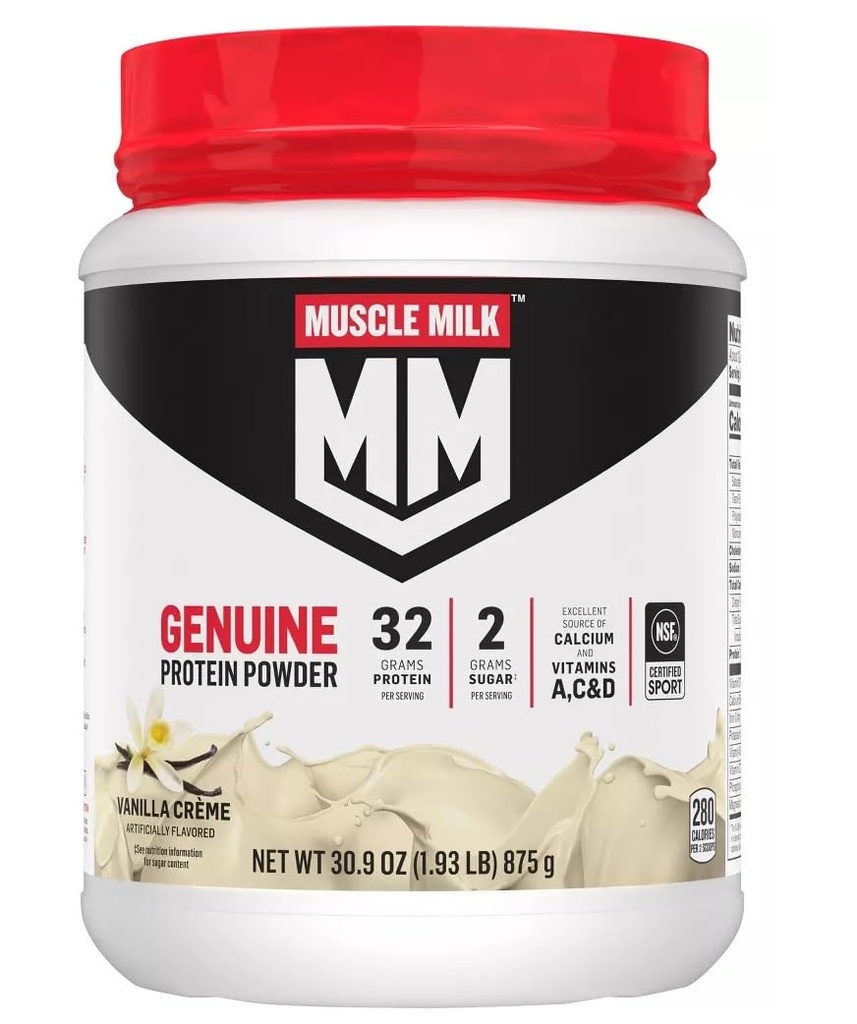 Muscle Milk Lean Muscle Vanilla Creme Protein Powder, 1.93 Pfund (Pack mit 1)