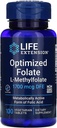 Life Extension Optimized Folate L-Methylfolate 1000 mcg Vegetarische Tabletten 2 Pack