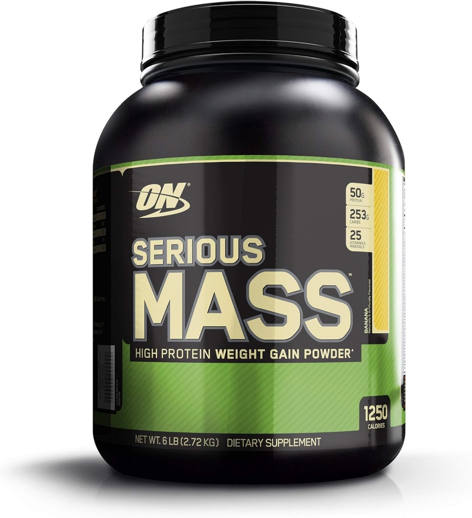 Health & Beauty Optimum Nutrition Serious MaßTM, Banana, 6 lb (2.72 kg)