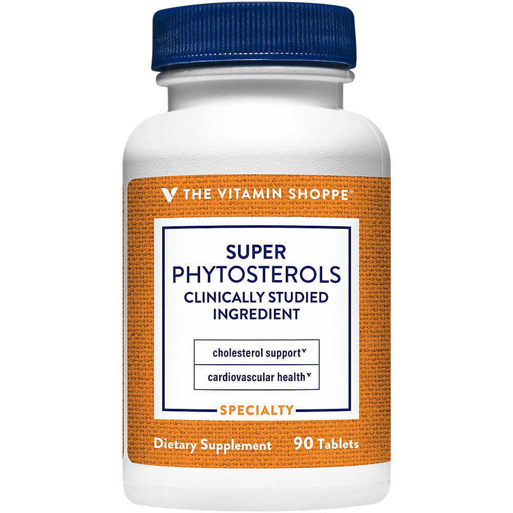 Der Vitamin Shoppe Super Phytosterols 900MG unterstützt Herz-Kreislauf-Gesundheit, unterstützt Cholesterol-Levels bereits im Normalbereich (90 Tabletten)