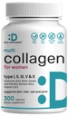 Multi Collagen Pillen mit Vitamin C, E & Biotin, 300 Kapseln – Hydrolysierte Collagen Peptide – 11 in 1 Formel mit Saw Palmetto, Bamboo Silica, & Hyaluronsäure – Haar, Haut, Nagel, & Gemeinsame Gesundheit