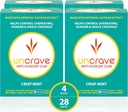 UnCrave Gum - Infused with 100% Pure Saffron Extract – Control Cravings - Mood verbessern - Vision Health – Crisp Mint (56 Stück)