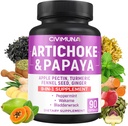 Artichoke Kapseln mit Artichoke, Papaya, Apple Pectin und mehr - 90 Kapseln für 3 Monate Versorgung