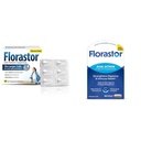 Florastor Probiotics Digestive & Immune Health Bundle mit 54 & 30 Kapseln, Probiotika für Frauen & Männer, Hilft Ausspülen Bad Bakterien & Boosts Gut mit Saccharomyces Boulardii CNCM I-745 Strain