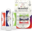 iBreathEZ Nasal Sinus Inhalator Kit von ENT Surgeons mit ätherischen Ölen für Energie, Stress, Entlastung & Kälte oder Allergie Relief (3 Pack)