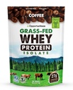 Opportuniteas Grass Fed Coffee Whey Protein Isolate Powder - 27g Protein ohne künstliche Süßungsmittel, 60mg Koffein, Hormonfreie Kühe - 5lb