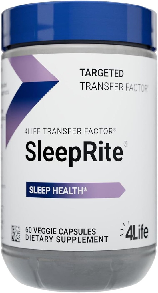 4Life Transfer Factor SleepRite - All-Natural Immune and Sleep Support with GABA and melatonin - 60 Capsules