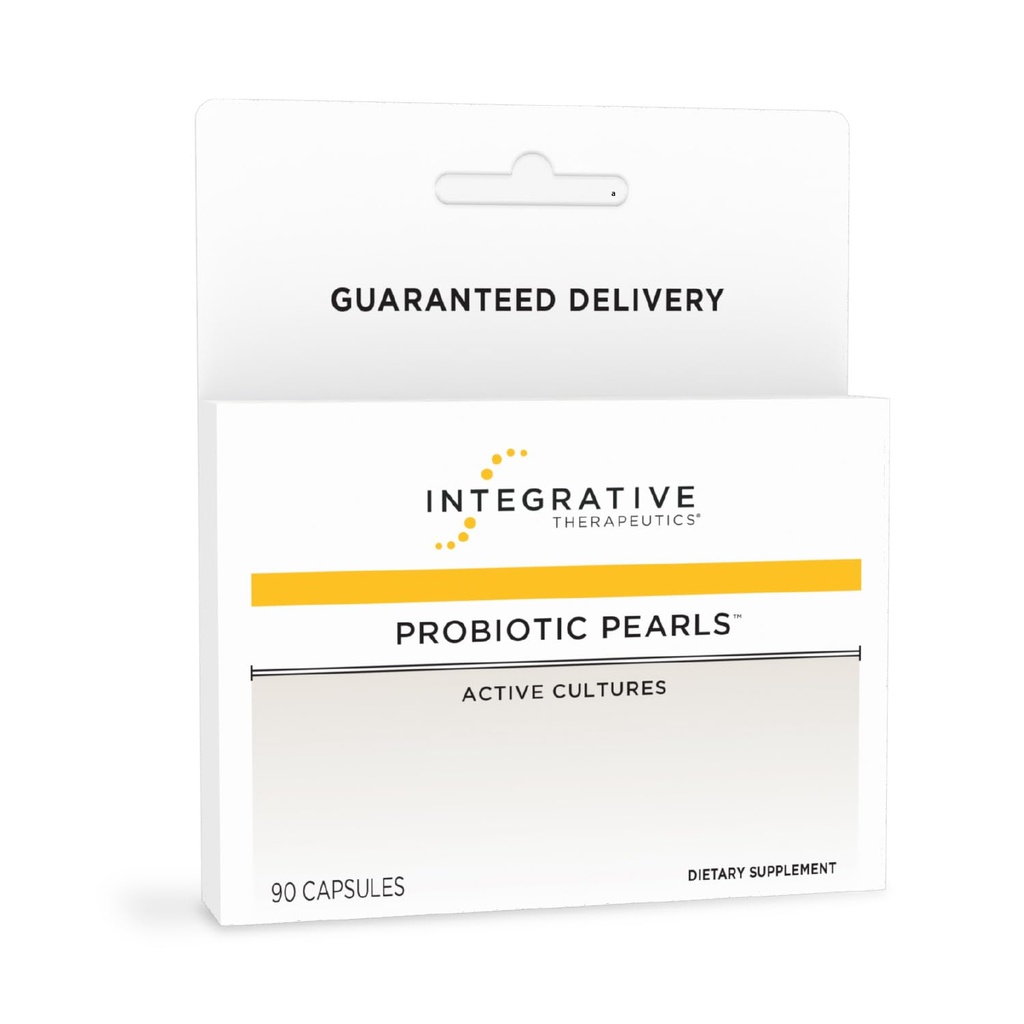 Integrative Therapeutik Probiotische Perlen - Tägliche Verdauungsergänzung für Gut-Gesundheitsunterstützung* - Probiotische Kapseln für Immun-Gesundheitsunterstützung* - Soy-Free - 90 Count (90 Portionen)