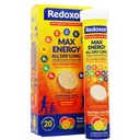 Redoxon Max Energy, unterstützt Inmunsystem, Citrus Flavor, 20 Effervescent Tablets, 2.82 Oz, Box
