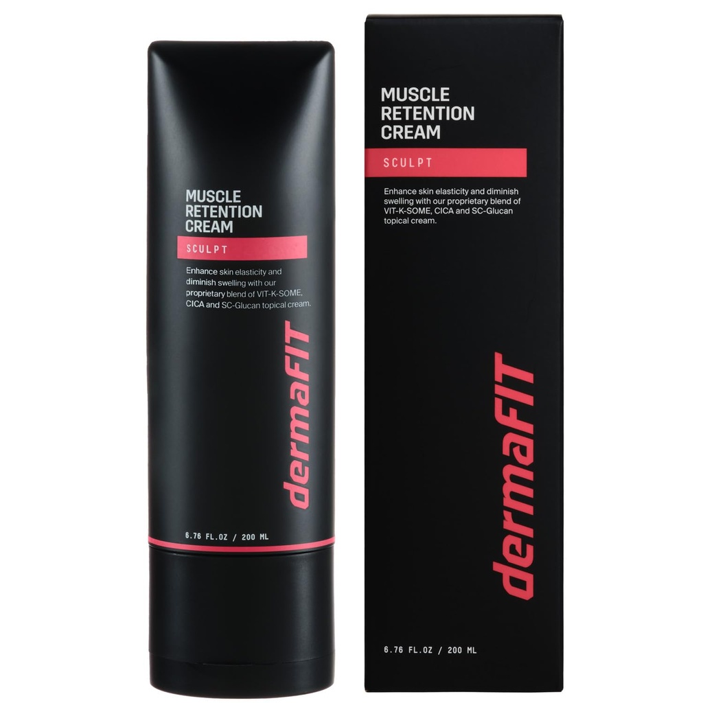 Sculpt Muscle Maintenance Body Cream - Shaped & Balanced Body - Safe Lose Fat Ohne Yo-Yo-Effekt, Post Workout, 200ml, Topical Analgesic für Muskel, Arbeit Groß mit Proteinergänzungen