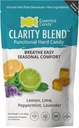 Clarity Blend Functional Hard Candy | Saisonale Unterstützung Atem leichter | Organic Lemon, Lime, Peppermint, Lavender | Glutenfrei, Non-GMO, Vegan - 24 Count (Pack von 1)