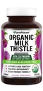FarmHaven USDA Organic Milk Thistle Capsules | 30X Concentrated Seed Extract & 80% Silymarin Standardisiert - Unterstützt Liver Function und Gesamtgesundheit | Non-GMO | 120 Vegan Capsules