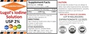A2Z Organic Lugol's Iodine und Kalium Iodide 2% Lösung 3000 mcg - Flüssige Ergänzung Tropfen für Schilddrüsenunterstützung für Frauen & Männer, Stoffwechsel Gesundheit, Detox Boost -16 Fl Oz/USA/Ships Heute! (1)