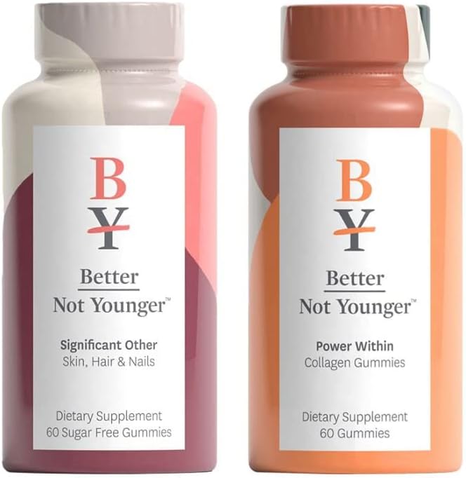 Besser nicht jüngere Leistung innerhalb Haut und Kopfhaut Collagen Nahrungsergänzung und Signifikante andere Haare, Haut, & Nails Nahrungsergänzung Bundle, Glutenfreie Kaugummis