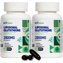 2800 MG Liposomale Glutathione-Ergänzung, Entgiftung & Immun, Aging Defense, Energy, Glutathione Einzigartige Formulierung reduziert