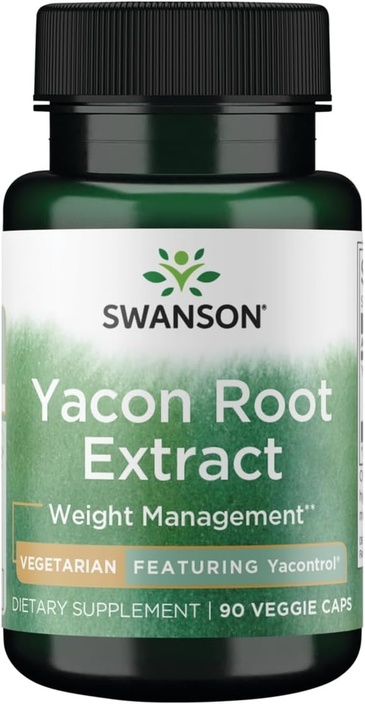 Swanson Yacontrol Yacon Root Extract 4:1 100 Milligrams 90 Veg Capsules