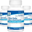 Qualität Wahl Mens One Daily Multivitamin mit Vitaminen A C D E B (1, 2, & 6) und Mineralische Ergänzungen in 60 Zähler Flaschen (3 Pack)