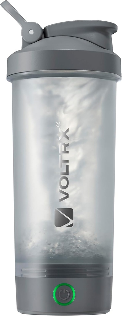 VOLTRX Protein Shaker Bottle, Merger USB C wiederaufladbare elektrische Protein Shake Mixer, Shaker Cups für Protein Shakes und Meal Ersatz Shakes, BPA Free, 24oz