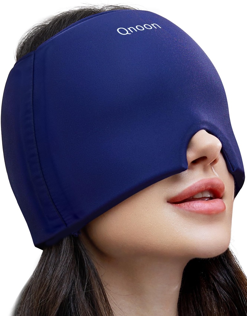 Migraine Relief Cap, Kopfschmerzen Relief Cap Mask Produkte, Cooling Odorless Gel Ice Head Wrap für Spannung, Stress, Hangover & Puffy Eyes