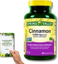 Spring Valley Cinnamon Nahrungsergänzung - 1.000 mg, 400 pflanzliche Kapseln + 'Nutritional Guide'