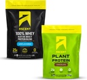 Anstieg Whey + Pflanzenprotein Pulver - Entflammt 2 lb & Schokolade 18 Servierungen