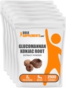BulkSupplements.com Glucomannan Pulver - aus Konjac Wurzelextrakt Pulver, Glucomannan Ergänzungen - Glutenfrei, 2g pro Servierung, 1kg (Pack von 5) (11 lbs)