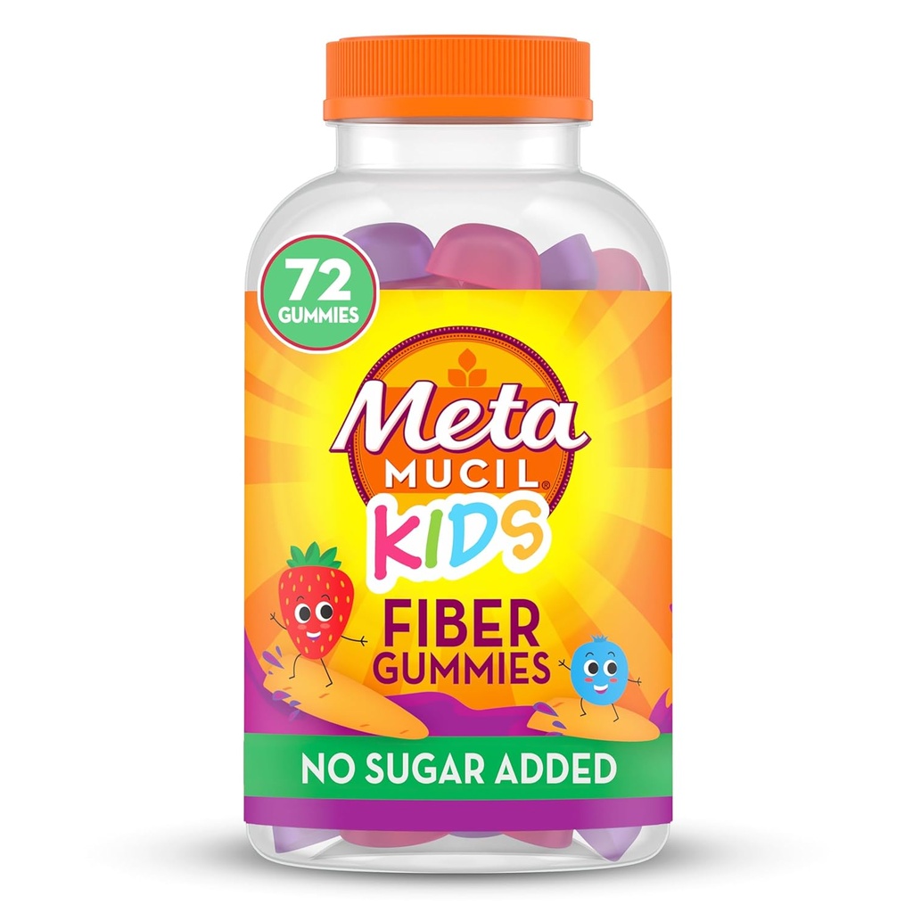 Metamucil, Metamucil Kids Fiber Supplement Gummis, 72 Zähler