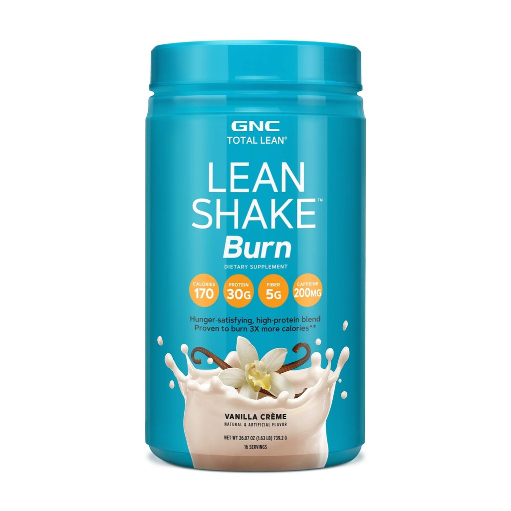 GNC Total Lean Lean Shake Burn - Vanilla Crème (16 Servietten)
