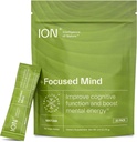 ION* Intelligenz der Natur +Gegründeter Geist | Verbessern kognitive Funktion, Erhöhen Mentale Energie, Erhöhen Sie Alertness | Kein Zucker hinzugefügt | Vegan | Gluten Free | Glyphosate Residue Free | 20 Pakete