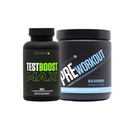 Sculpt Nation von V Shred Test Boost Max und Pre Workout Blue Raspberry Powder Bundle