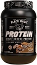 Worldwide Nutrition Bundle Kompatibel mit Black Magic Protein Powder - Multi Source Protein Whey, Egg & Casein Complex mit Enzymes & MCT- 2LB Campfire Smores Flavor mit Multi-Purpose Keychain